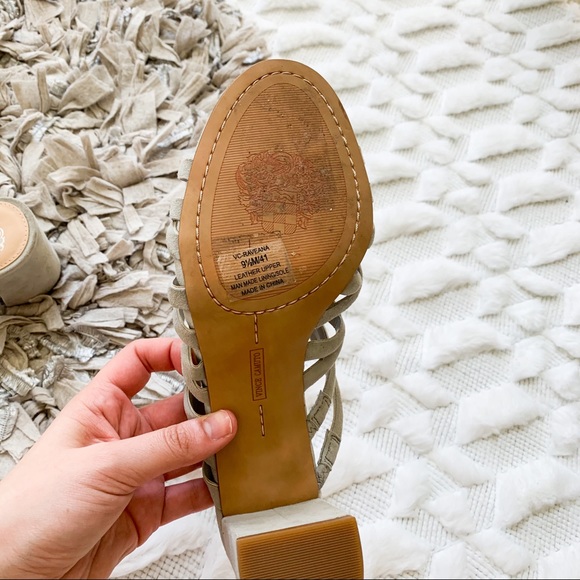 Vince Camuto Raveana Caged Mule in Light Grey - Picture 8 of 8